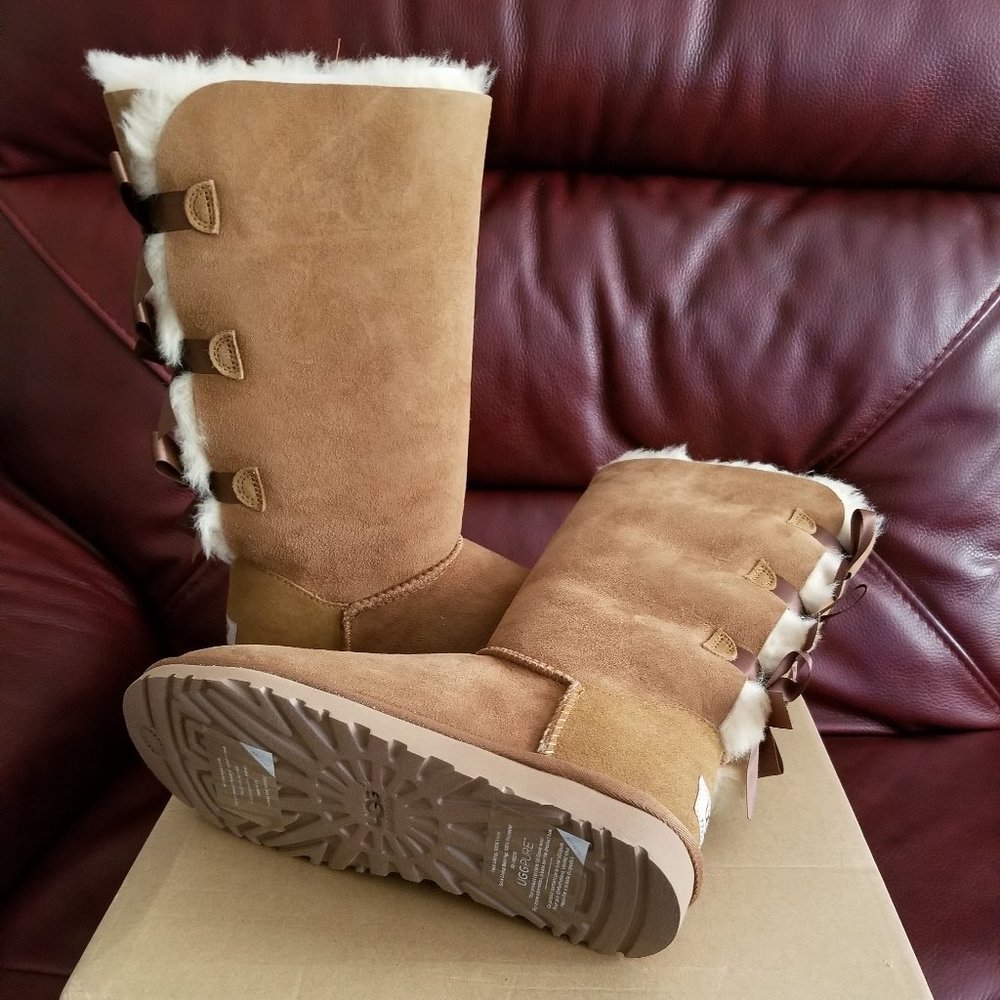 NEW UGG Women's Bailey Bow Tall Boots - Picture 6 of 7